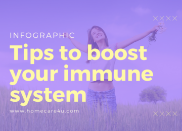 9 Tips to Boost your Immune System (Infographic)