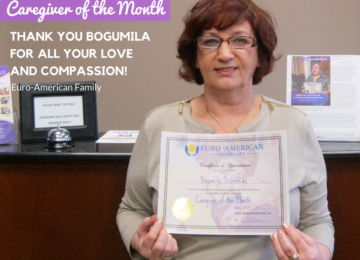 Caregiver of the month – 17 years with Euro-American Family