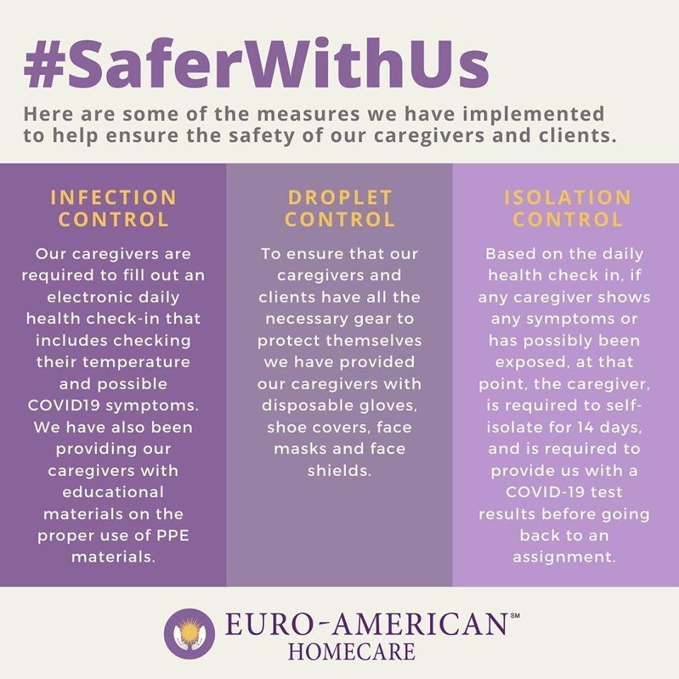 #SaferWithUs | Euro-American Connections & Homecare