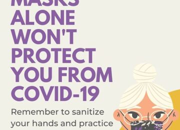 Masks alone won’t protect you from COVID-19