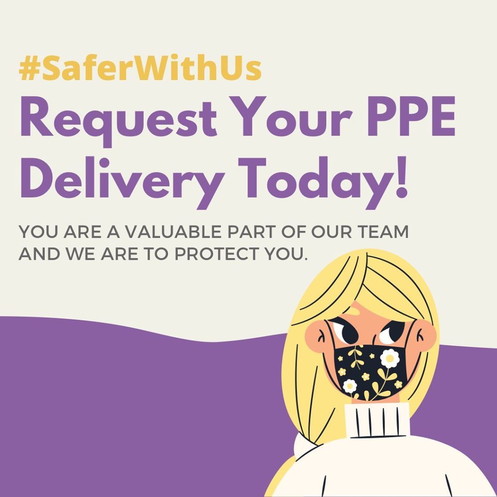 request your PPE delivery today!