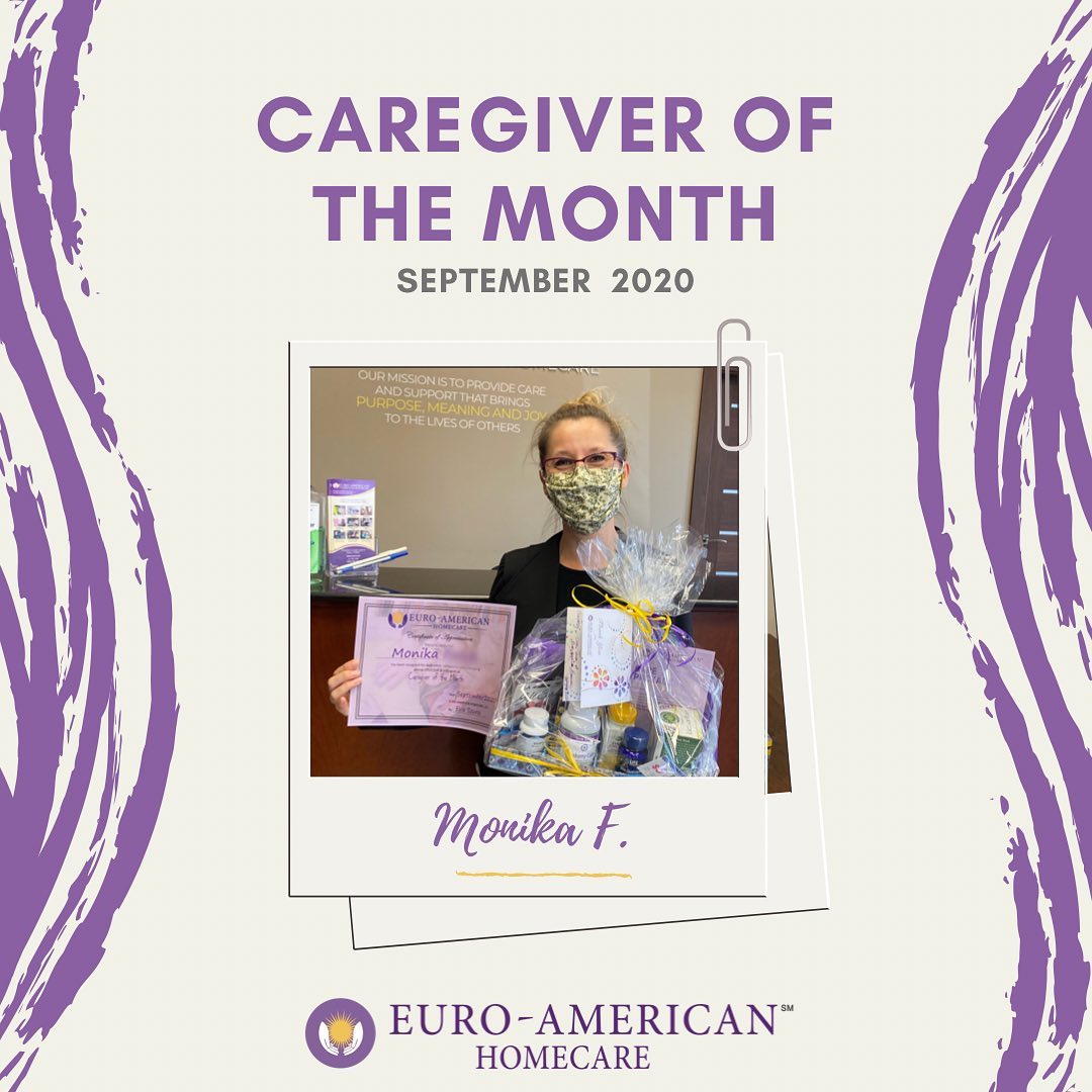 caregiver of the month Monika F. september 2020