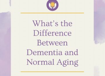 Difference between Dementia and Normal Aging