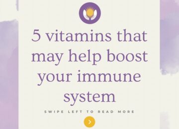 5 vitamins that help boost your immune system